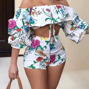 Floral two piece set